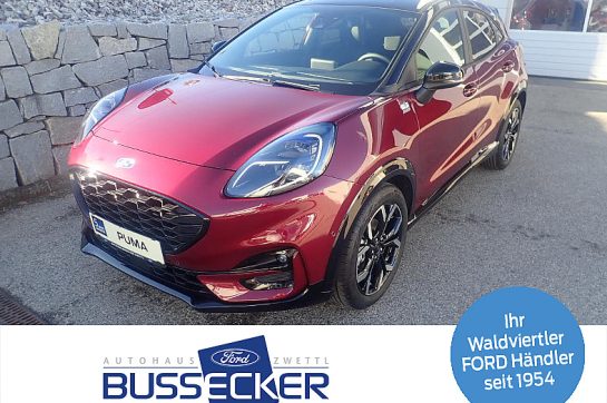 Ford Puma 1,0 EcoBoost Hybrid Vivid Ruby Edition Aut. bei Ford Bussecker Zwettl in 